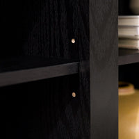 Wren Classic 6 Cubby TV Stand Black 70 Inch for 80 Inch TVs