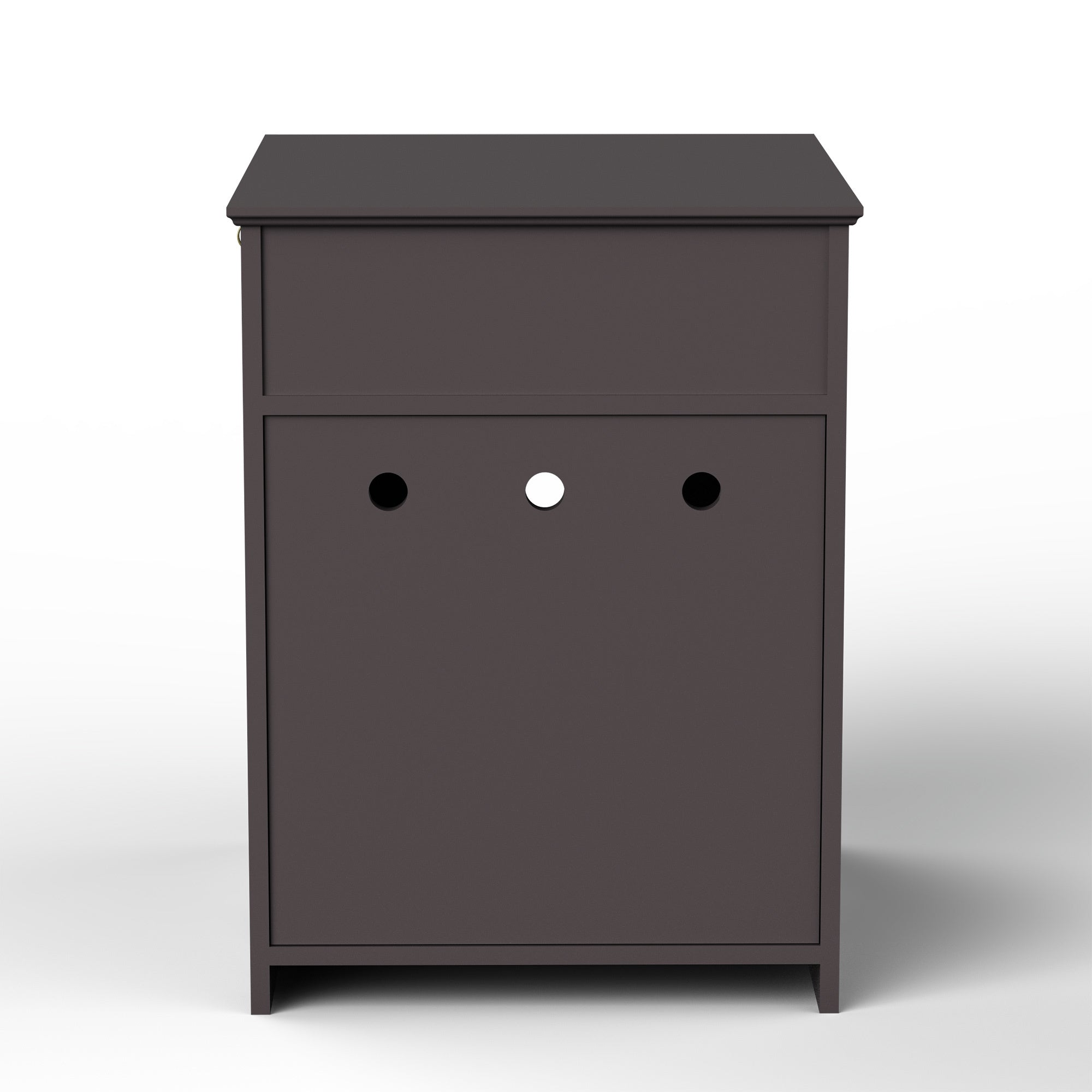 Wooden Cat Litter Box Enclosure with Drawer – MDF Pet House Side Table