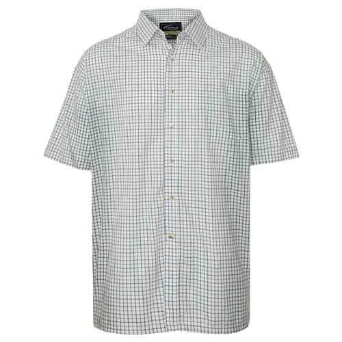 Mens Champion Short Sleeve Tattersall Shirt - 3041