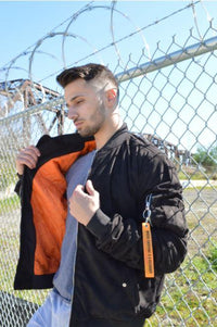 FAUX SUEDE BOMBER 6111