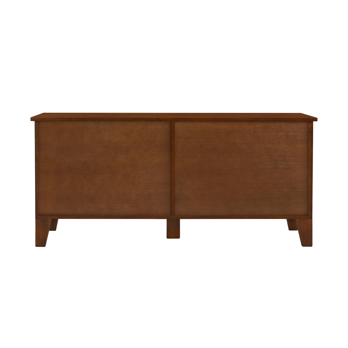 Rattan Wooden Dog Crate Cabinet with Storage – Indoor Rubber Wood Pet