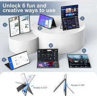 InnoView Foldable 15.6" Dual Portable Monitor-INVPM009-05B
