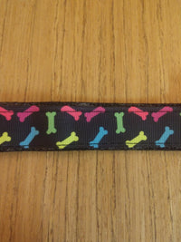 Leash/ Large/ Colorful Bones