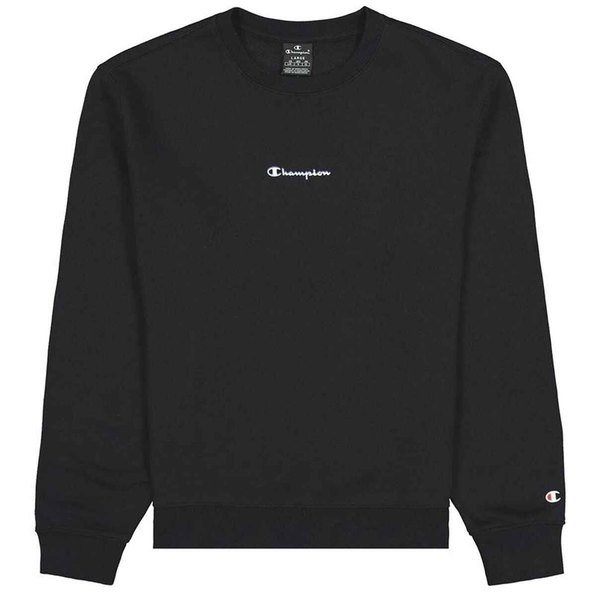 Men’s Sweatshirt without Hood Champion Basket Graphic M Black