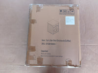 Wooden Cat Litter Box Enclosure with Drawer – MDF Pet House Side Table