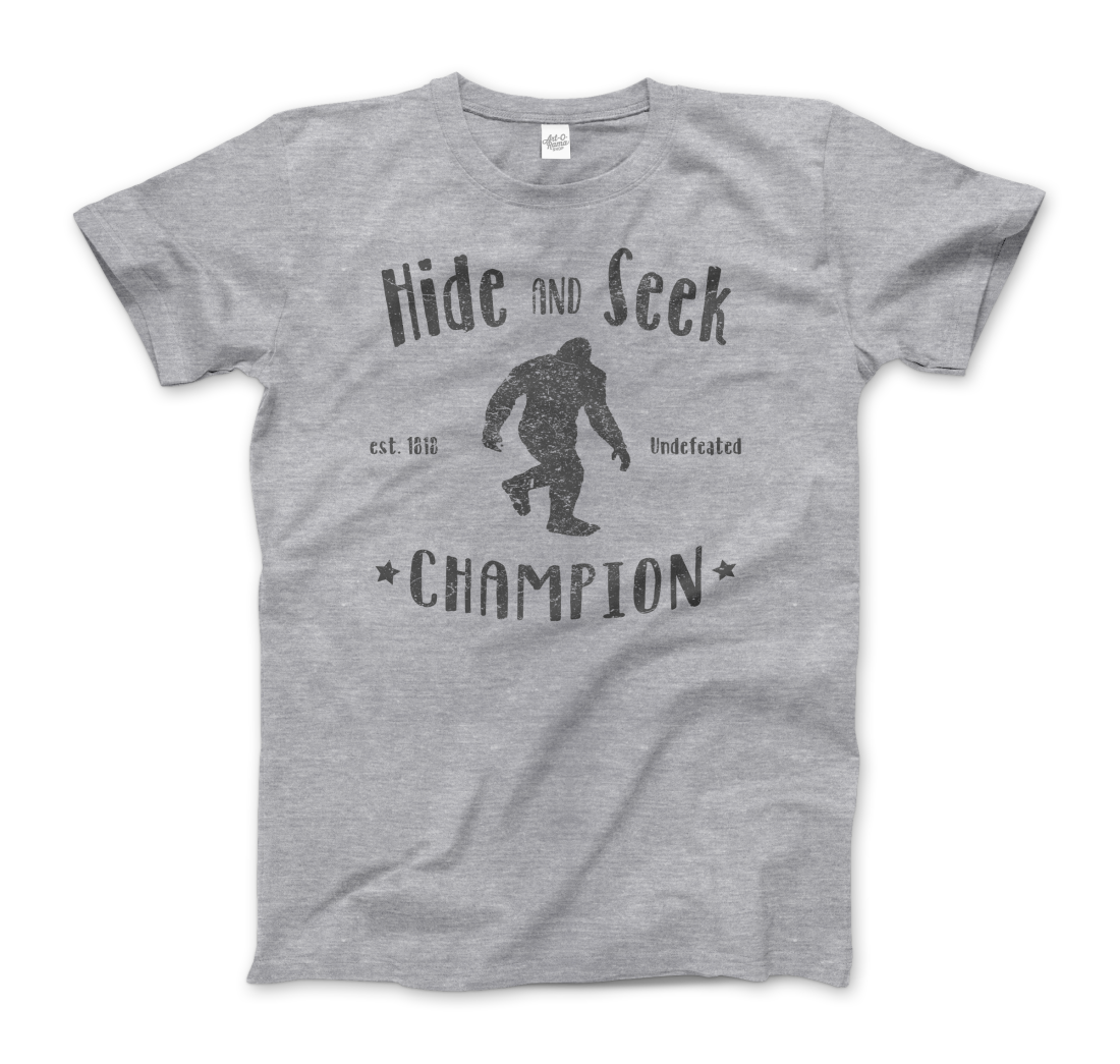 Hide and Seek Champion Bigfoot t-shirt