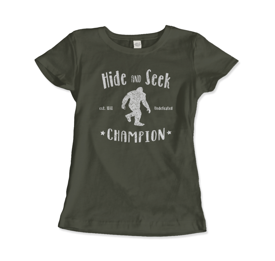 Hide and Seek Champion Bigfoot t-shirt