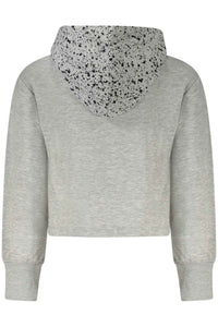 NIKE ZIPPED SWEATSHIRT FOR GIRLS, GREY
