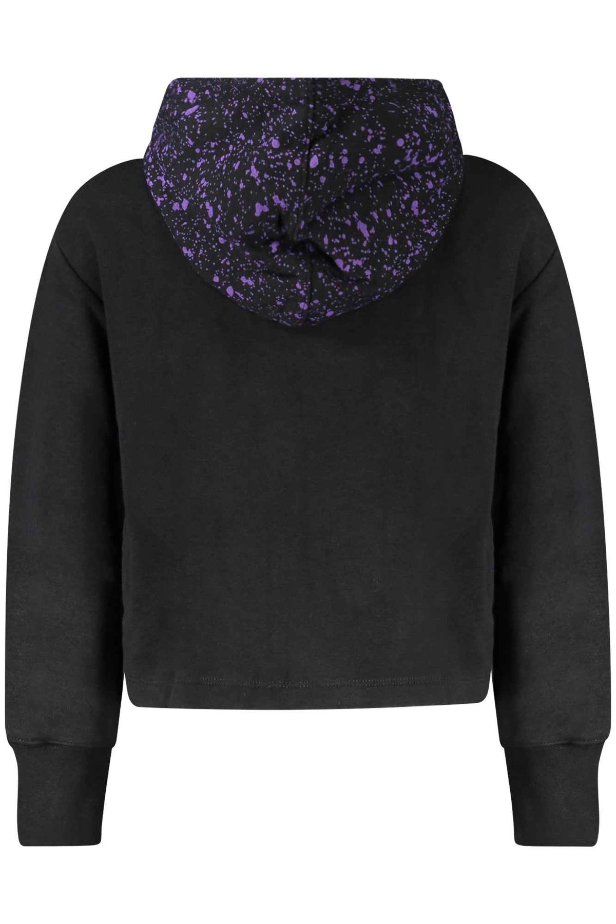 NIKE GIRLS' BLACK ZIP-UP SWEATSHIRT