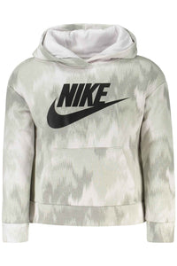NIKE KIDS' GRAY ZIP-UP SWEATSHIRT