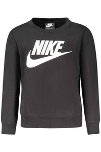 NIKE KIDS' BLACK ZIP-UP SWEATSHIRT