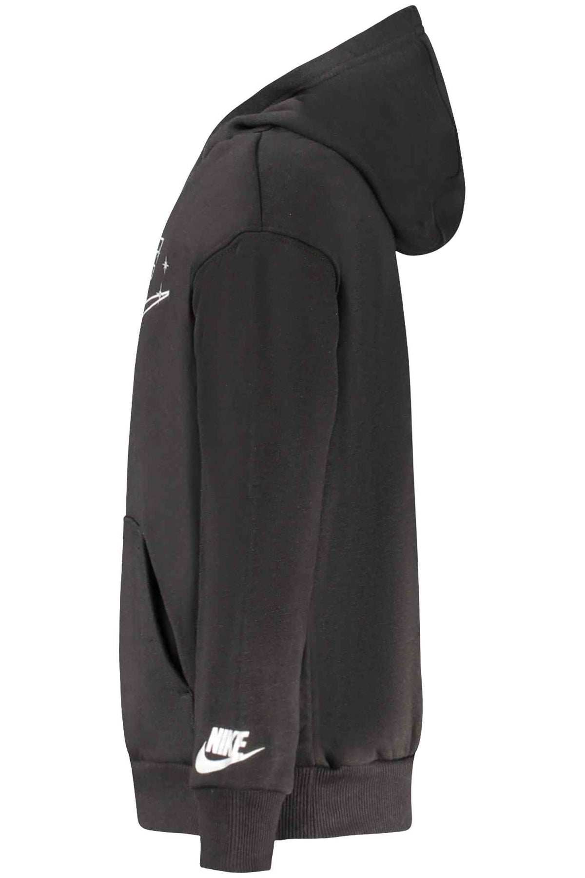 NIKE KIDS' BLACK ZIP-UP SWEATSHIRT