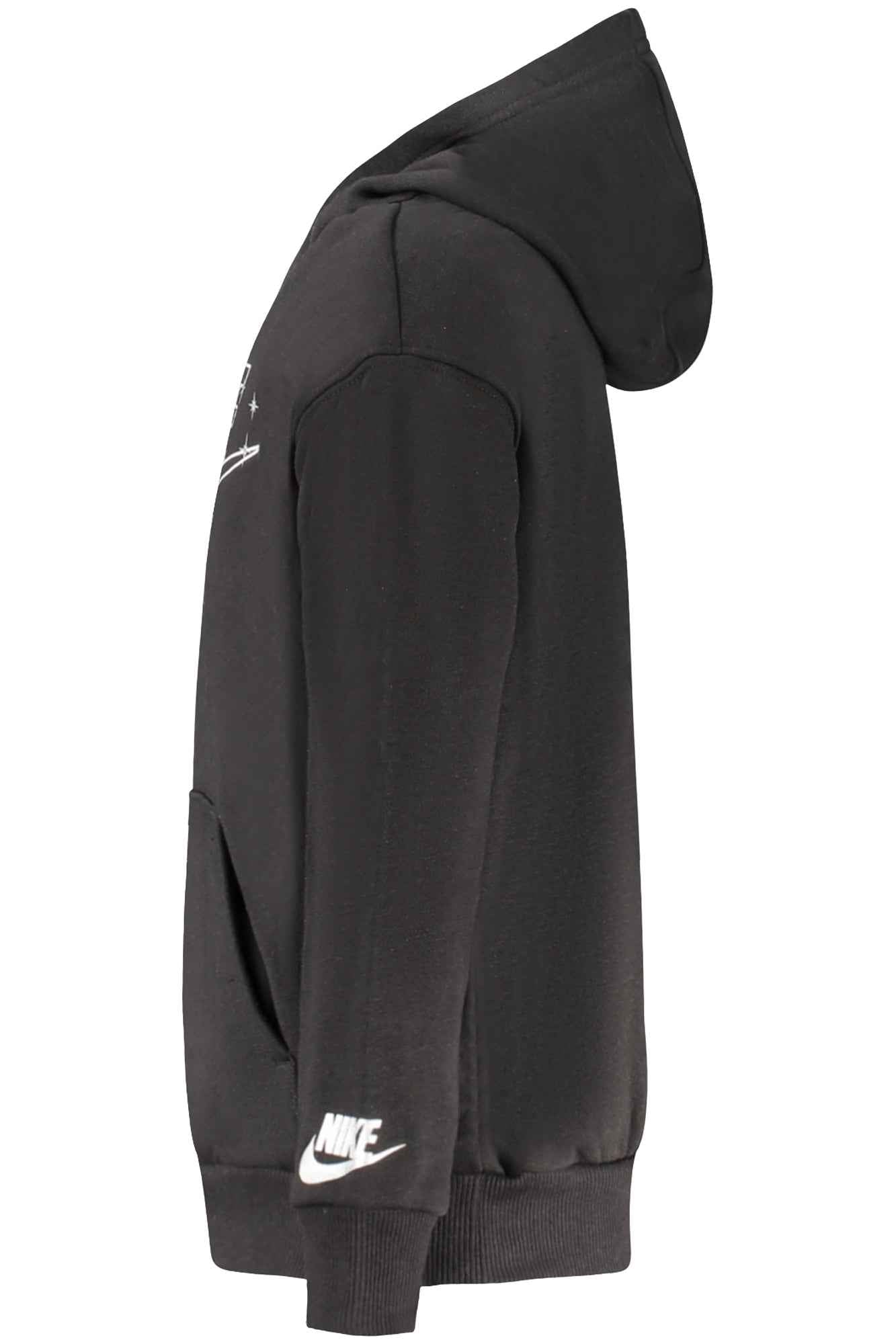 NIKE KIDS' BLACK ZIP-UP SWEATSHIRT