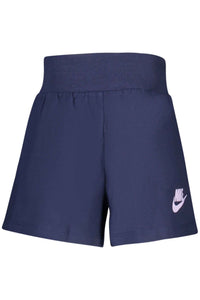 NIKE GIRLS' BLUE SHORTS