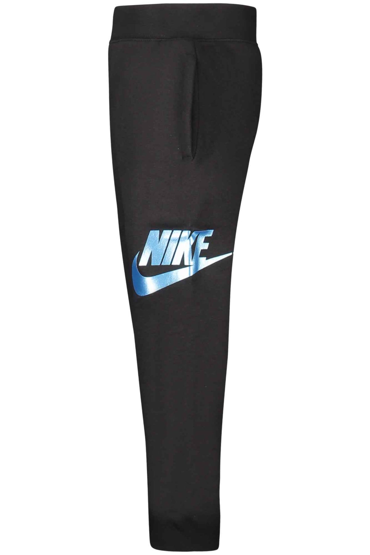 NIKE KIDS' BLACK LONG TRACK PANTS