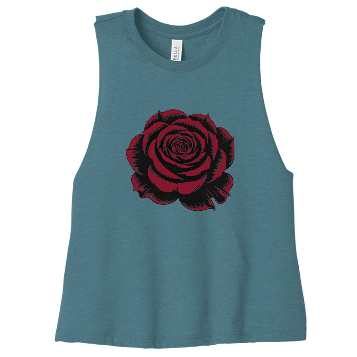 Red Rose Black Shade