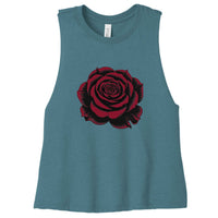 Red Rose Black Shade