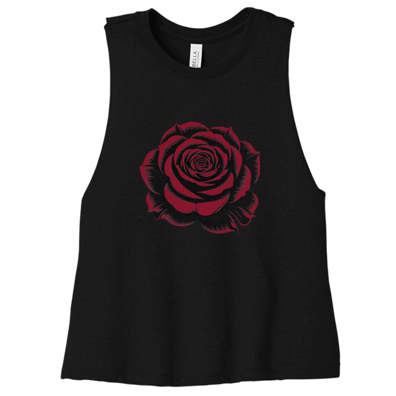 Red Rose Black Shade