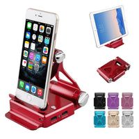 Podium Style Stand With Extended Battery Up To 200% For iPad, iPhone